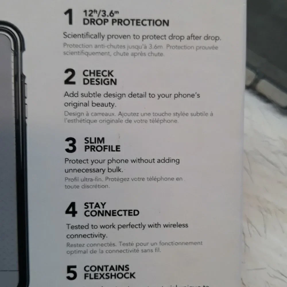 NWOT phone case for iPhone Xs Max with FlexShock